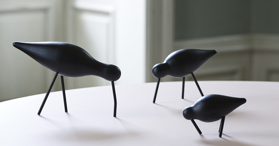 Shore Bird fra Normann Copenhagen flere st&oslash;rrelser og farver p&aring; lager