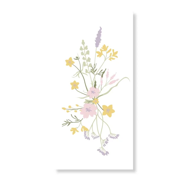 Servietter med blomster fra Speedtsberg - Tinashjem