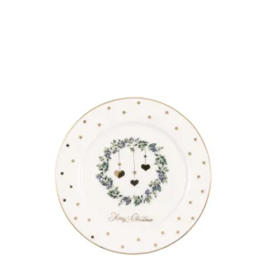 Zelda White small plate fra GreenGate - Tinashjem