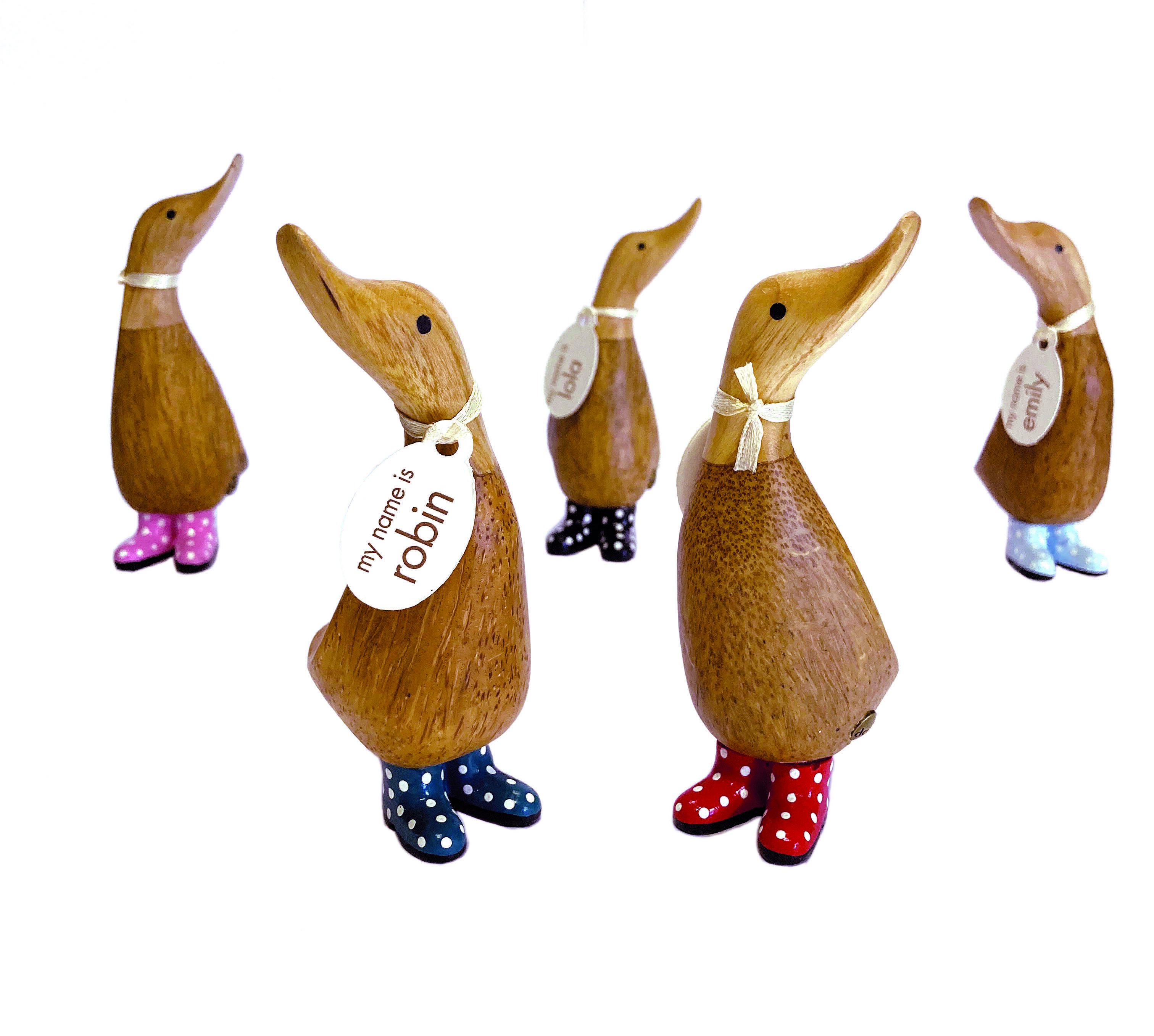 And R�de st�vler med hvide prikker ca. 10 cm - Fransenhome