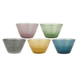 Glassk�l Colour Play mundbl�st fra Ib Laursen - Tinashjem