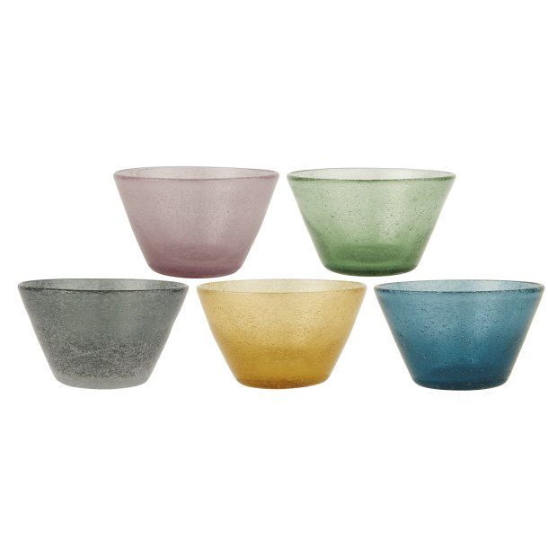 Glassk�l Colour Play mundbl�st fra Ib Laursen - Tinashjem