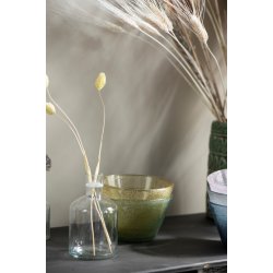 Glassk�l Colour Play mundbl�st fra Ib Laursen p� bord - Tinashjem