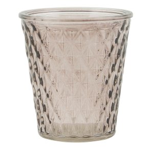 Vase med tern brunt glas fra Ib Laursen - Tinashjem
