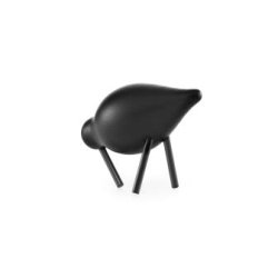 Normann Copenhagen Shorebird sort med sorte ben og n�b small - Fransenhome