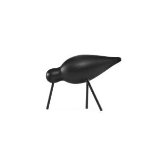 Normann Copenhagen Shorebird sort med sorte ben medium - Fransenhome