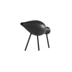 Normann Copenhagen Shorebird sort med sorte ben og n�b medium - Fransenhome