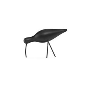 Normann Copenhagen Shorebird sort med sorte ben large - Fransenhome