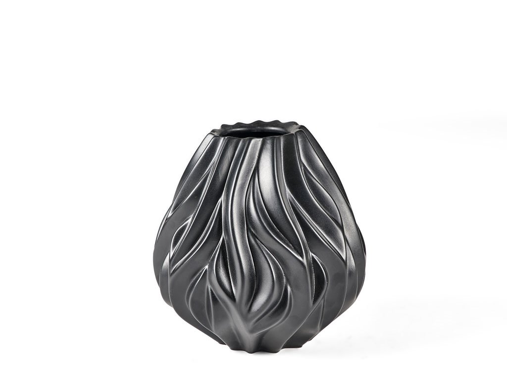 Mors� Flame vase sort 19 cm - Fransenhome