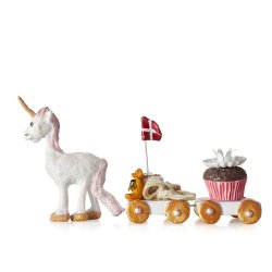 Medusa Daisy vogns�t med flag og lys - Fransenhome