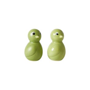 Keramik and med vinge 5 cm green mat eller blank - Tinashjem