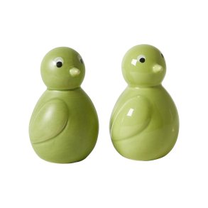 Keramik and med vinge 9 cm green mat eller blank - Tinashjem