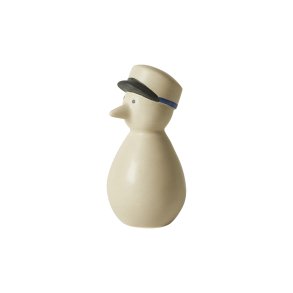 Keramik and med studenterhue 12 cm bl� hue - Tinashjem