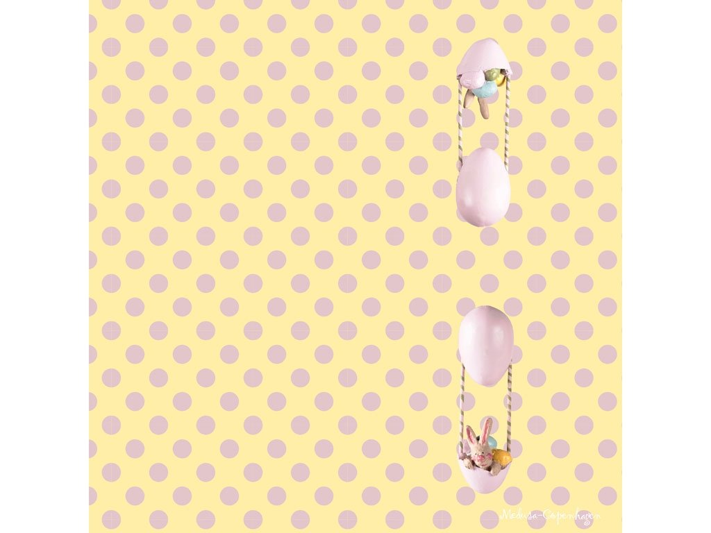 Medusa servietter p�ske Helga the Rabbit - Fransenhome