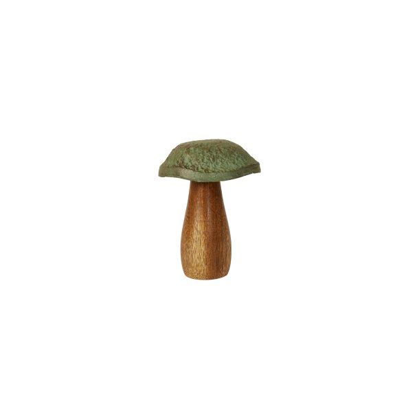 Svamp p� fod af tr� 8 x 11 cm - Tinashjem