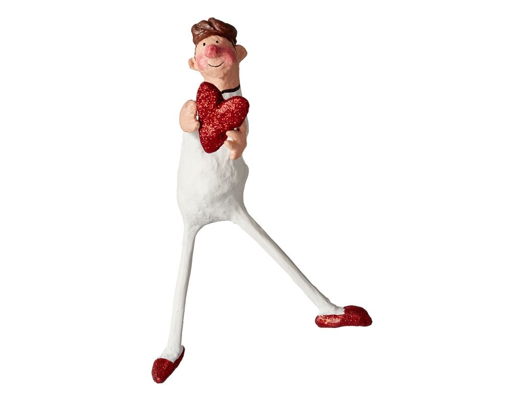 Medusa Nisse Victoria med r�dt hjerte - Fransenhome