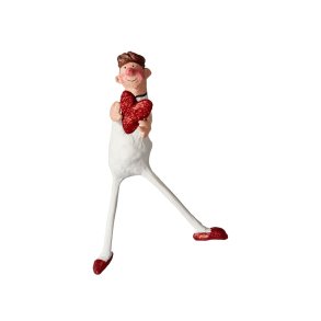 Medusa Nisse Victoria med r�dt hjerte - Fransenhome