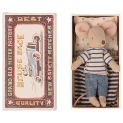 Maileg big brother mouse in matchbox i sin �ske - Tinashjem