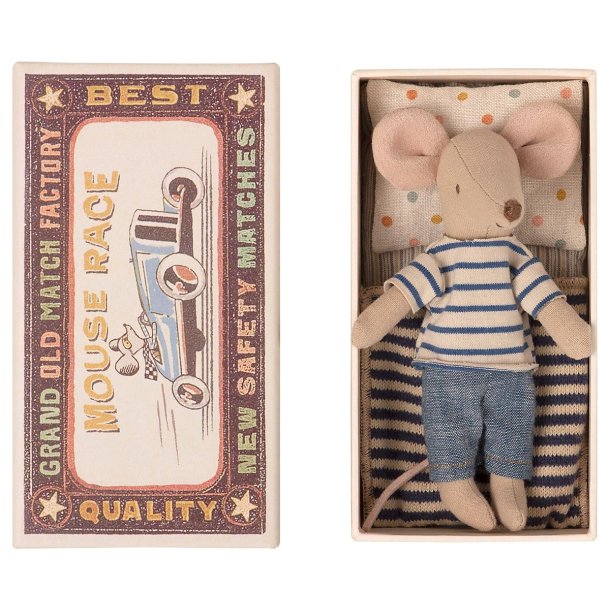 Maileg big brother mouse in matchbox i sin �ske - Tinashjem