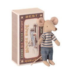 Maileg big brother mouse in matchbox uden for sin �ske - Tinashjem
