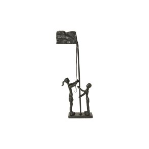 Metalfigur flag fra Speedtsberg - Tinashjem