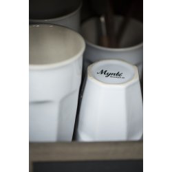 Mynte Pure White cafe latte fra Ib Laursen 2 stk. p� bakke - Tinashjem
