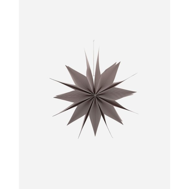House Doctor stjerne Capella br�ndt r�d og hvid 50 cm - Tinashjem