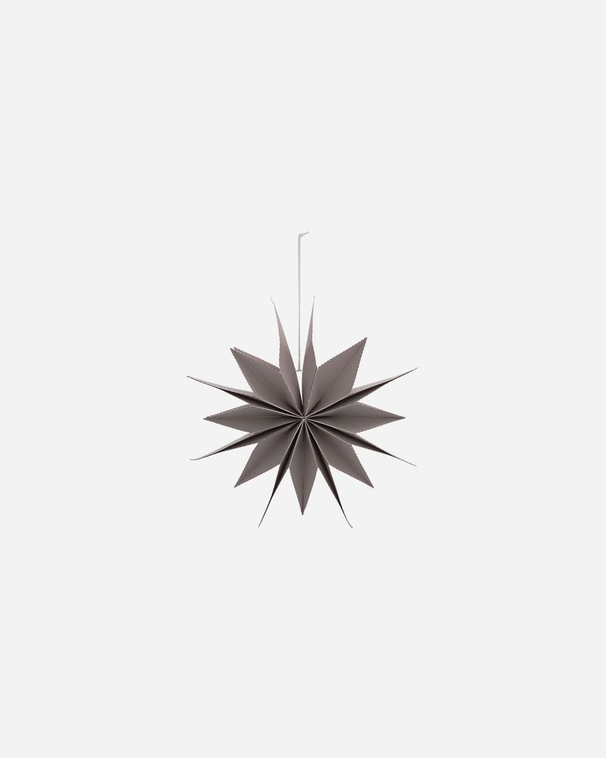 House Doctor stjerne Capella br�ndt r�d og hvid 30 cm - Fransenhome