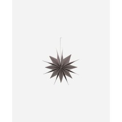 House Doctor stjerne Capella br�ndt r�d og hvid 30 cm - Fransenhome