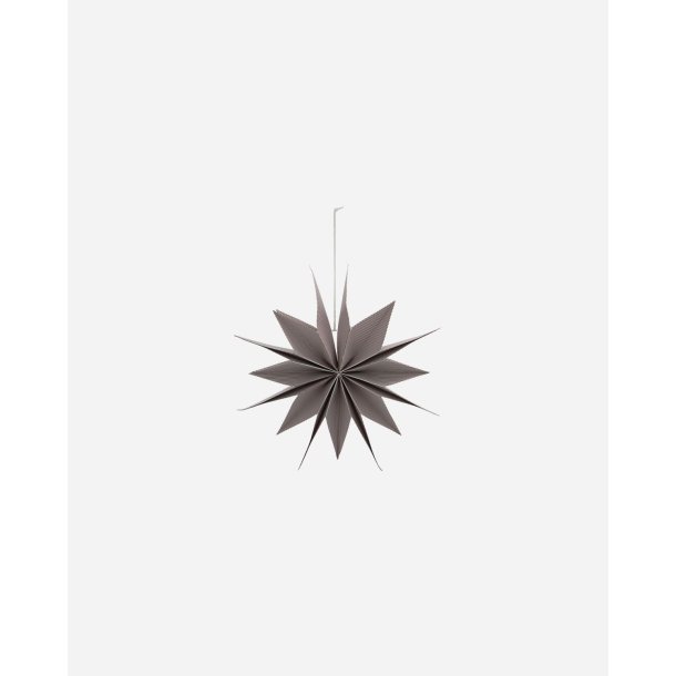 House Doctor stjerne Capella br�ndt r�d og hvid 30 cm - Tinashjem