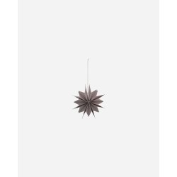 House Doctor stjerne Capella br�ndt r�d og hvid 20 cm - Fransenhome