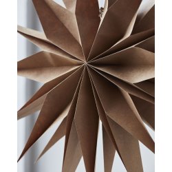House Doctor stjerne Capella natural 70 cm med fine takker - Fransenhome