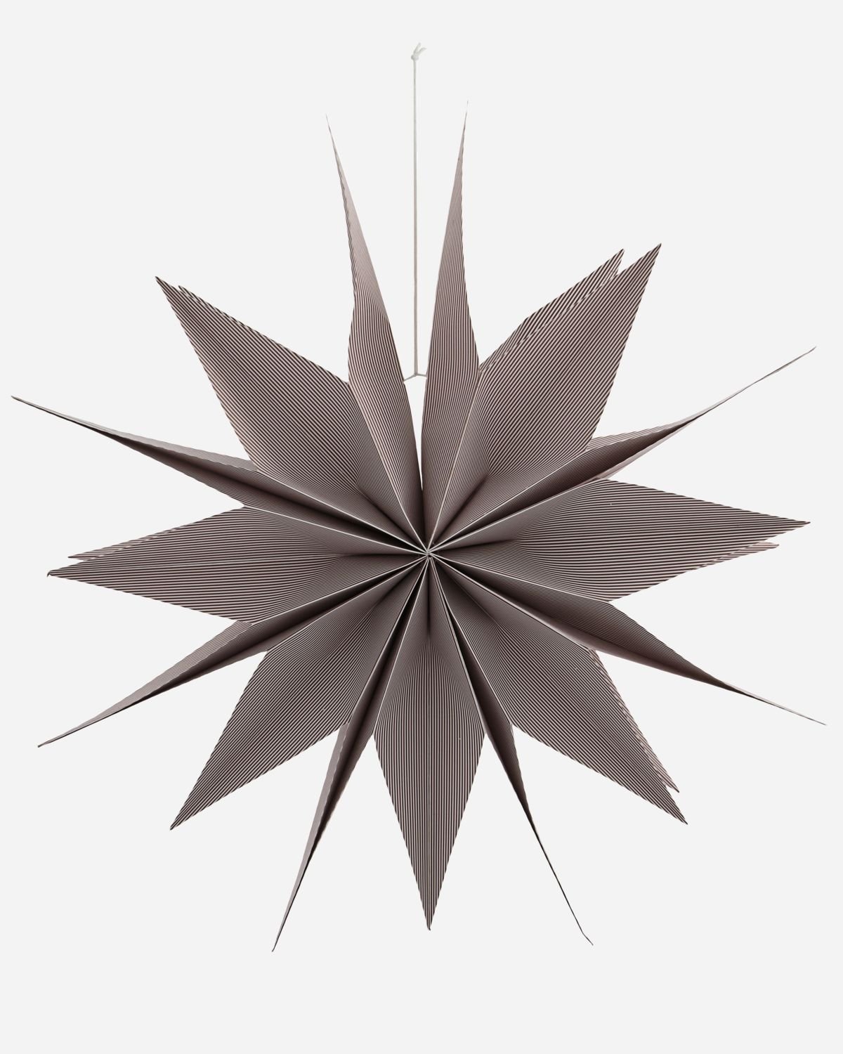 House Doctor stjerne Capella br�ndt r�d og hvid 70 cm - Fransenhome