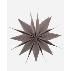 House Doctor stjerne Capella br�ndt r�d og hvid 70 cm - Fransenhome