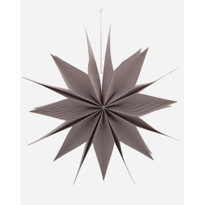 House Doctor stjerne Capella br�ndt r�d og hvid 70 cm - Fransenhome