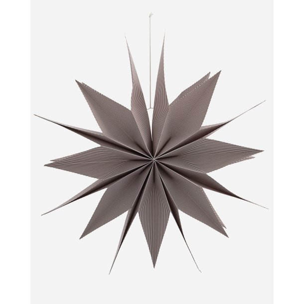 House Doctor stjerne Capella br�ndt r�d og hvid 70 cm - Tinashjem