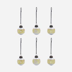 House Doctor julekugler 6 stk. Glowi 4 cm seks forskellige - Fransenhome