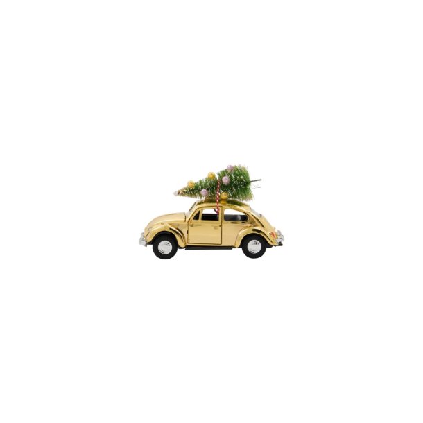 House Doctor xmas car golden 12,5 cm - Tinashjem
