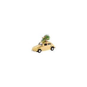 House Doctor xmas car golden 8,5 cm guld lille - Fransenhome