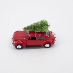 House Doctor xmas car r�d 12,5 cm - Fransenhome