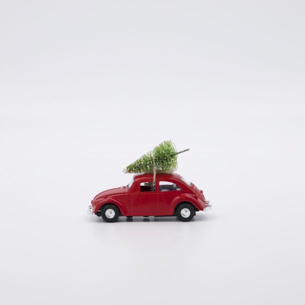 House Doctor xmas car r�d mini 8,5 cm - Tinashjem