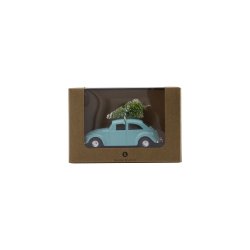 House Doctor xmas car light blue mini 8,5 cm i gave�ske - Fransenhome