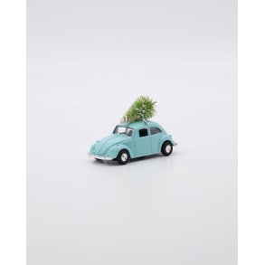 House Doctor xmas car light blue mini 8,5 cm med tr� p� taget - Fransnehome