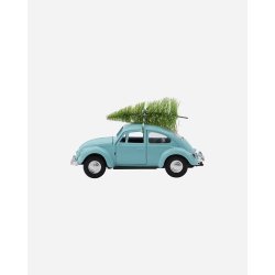 House Doctor xmas car light blue 12,5 cm med tr� p� taget - Fransenhome