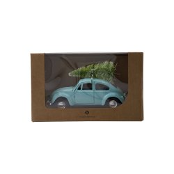 House Doctor xmas car light blue 12,5 cm i gave�ske - Fransenhome