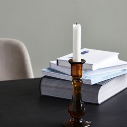 House Doctor Lysestage Glee Amber til kronelys - Fransenhome