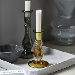 House Doctor Lysestage Glee Amber 2 farver - Fransenhome