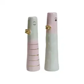 Vase and rosa og aqua 2 forskellige fra Speedtsberg - Tinashjem