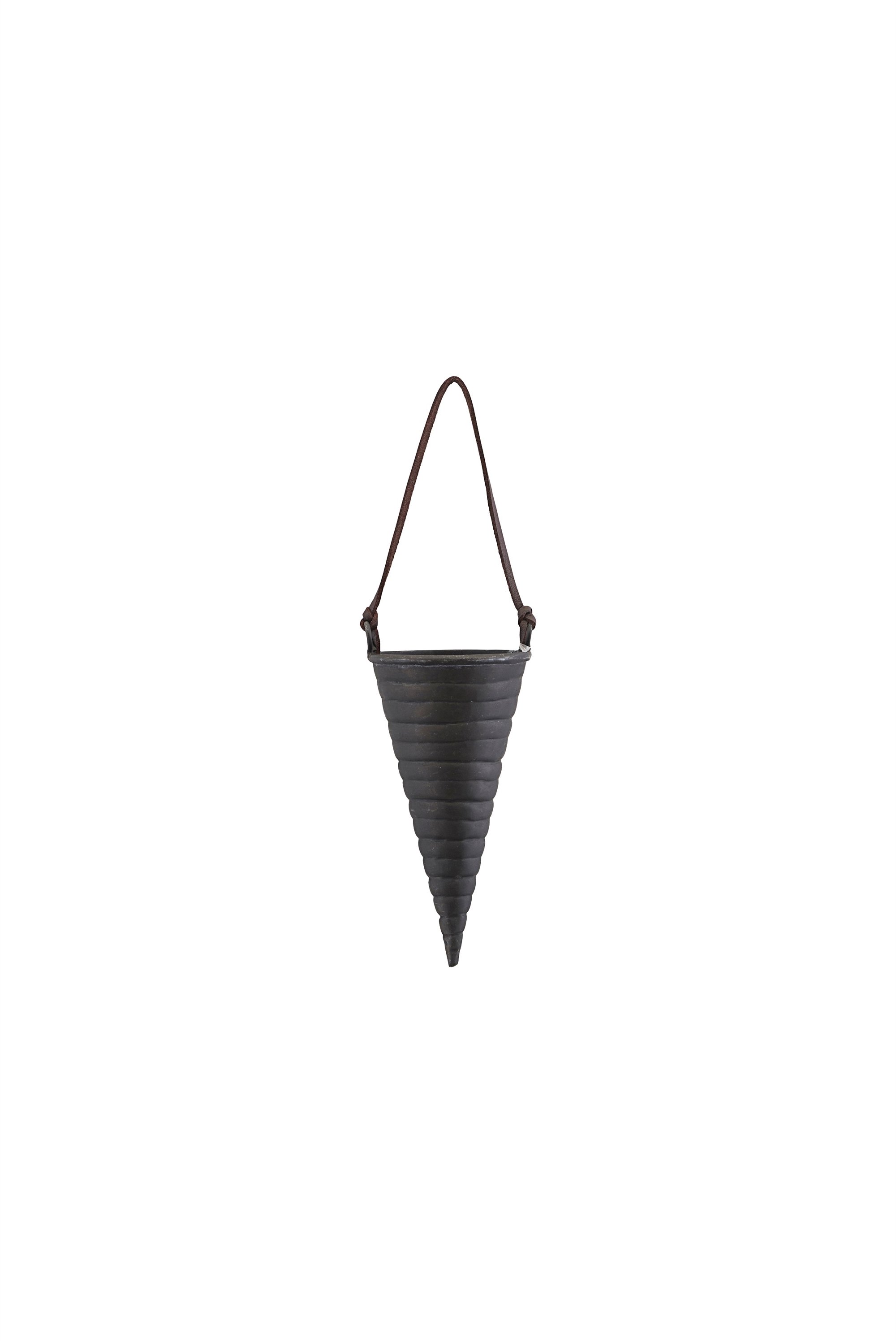 House Doctor kr�mmerhus Inaya cone sort 12 cm til oph�ng - Fransenhome