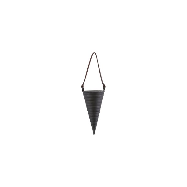 House Doctor kr�mmerhus Inaya cone sort 12 cm - Tinashjem